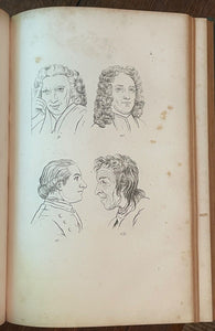 LA PHYSIOGNOMONIE - Lavater, 1830 - PHRENOLOGY, PHYSIOGNOMY, ILLUSTRATED PLATES