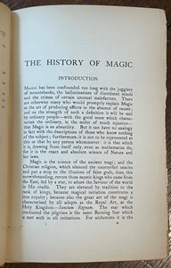 HISTORY OF MAGIC - Eliphas Levi, 1922 - MAGICK SORCERY OCCULT GRIMOIRE RITES