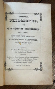 CELESTIAL PHILOSOPHY - Worsdale, 1836 - GENETHLIACAL NATAL ASTROLOGY DIVINATION