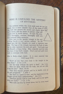 MYSTERY OF MYSTERIES - Rader, 1931 - CHRISTIAN MYSTICISM SECRET LANGUAGE SIGILS