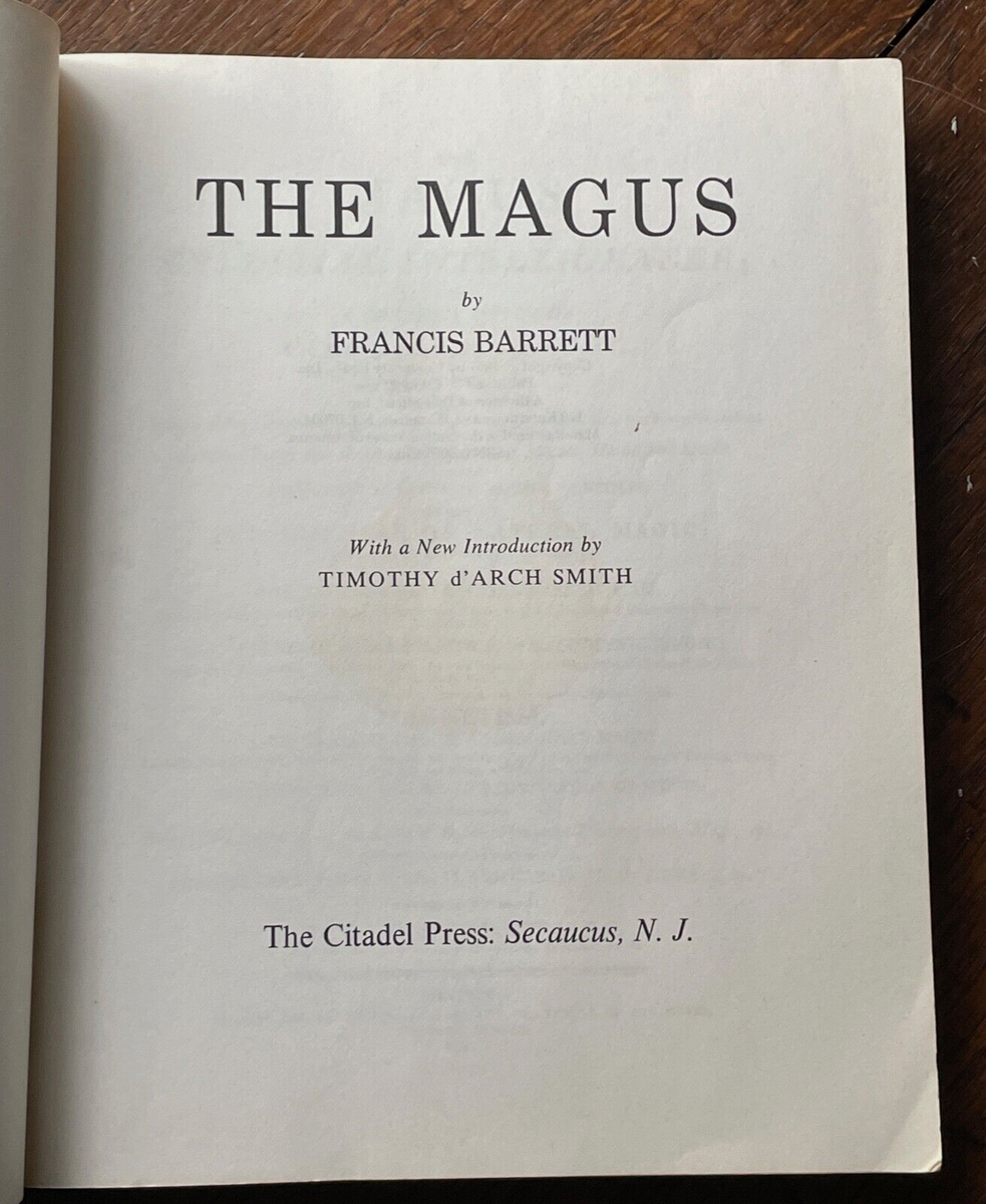 THE MAGUS - Barrett, 1975 - MAGICK ALCHEMY SPIRITS ANCIENT OCCULT SCIE ...