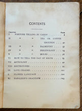 FORTUNE-TELLING, Madame Xanto, 1913 - TAROT ASTROLOGY PALMISTRY DIVINATION MAGIC