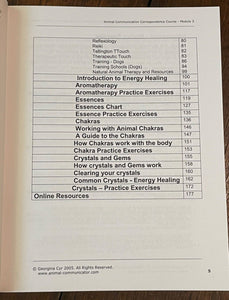 ANIMAL COMMUNICATION: CRYSTALS, CHAKRAS, AROMATHERAPY - 2009 - ENERGY HEALING