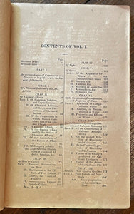 ELEMENTS OF EXPERIMENTAL CHEMISTRY - Henry, 1st 1819 - DALTONIAN ATOMS SCIENCE