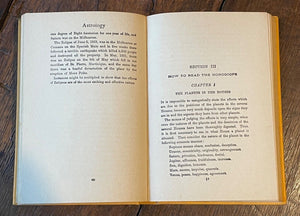 ASTROLOGY:  HOW TO MAKE & READ YOUR OWN HOROSCOPE - Sepharial, 1930s DIVINATION