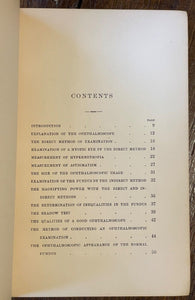 ATLAS OF OPHTHALMOSCOPY - Haab, 1st 1895 OPHTHALMOLOGY, MEDICAL, EYES, MALADIES