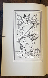 DEVIL'S PICTURE BOOK - Paul Huson, 1st 1971 - TAROT MAGICK DIVINATION PAGANISM