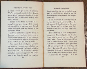 SECRET OF THE AGES - Collier, 1st 1926 NEW THOUGHT LAW OF ATTRACTION THE SECRET