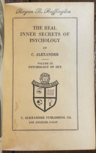 INNER SECRETS OF PSYCHOLOGY - C. Alexander, 1st 1924 - MAGIC, PSYCH, SELF-HELP