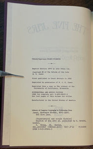 THE FIVE JARS - Arno Press, 1st 1922/1976 - M.R. JAMES, FAIRIES, MAGICAL POTIONS