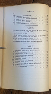 ATLANTIS: THE ANTEDILUVIAN WORLD - Donnelly, 1910 - ANCIENT CIVILIZATION, EMPIRE