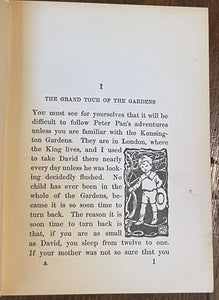 PETER PAN IN KENSINGTON GARDENS - Barrie, 1913 - ARTHUR RACKHAM Illustrations