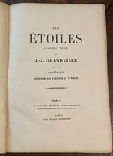 LES ETOILES [THE STARS] - Grandville, 1st 1849 - Illustrated ASTRONOMICAL PLATES