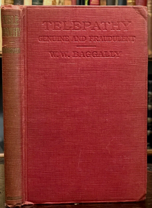 TELEPATHY: GENUINE & FRAUDULENT - 1st 1917 - ESP, MIND READING, OCCULT