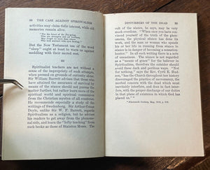 CASE AGAINST SPIRITUALISM - Stoddart, 1st 1922 - SPIRITS MEDIUMS SUPERNATURAL