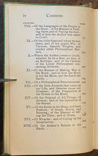 1899 - VOYAGE TO THE MOON - de Bergerac FANTASY SCIENCE SATIRE RELIGIOUS BELIEFS