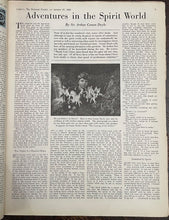 ADVENTURES IN THE SPIRIT WORLD - COLLIER'S - Doyle, 1923 ORIGINAL ARTICLE