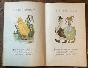 BIRD CHILDREN - Gordon / Ross, 1939 - EDUCATIONAL ILLUSTRATED BIRDS FAIRIES