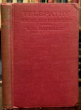 TELEPATHY: GENUINE & FRAUDULENT - 1st 1917 - ESP, MIND READING, OCCULT