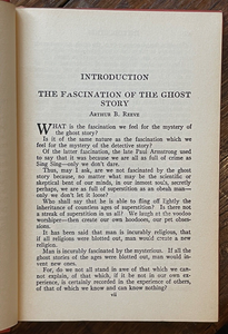 BEST GHOST STORIES - Reeve, 1920s - PHANTOMS APPARITIONS GHOSTS FAMOUS AUTHORS