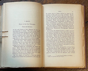 MAGIC, DIVINATION & DEMONOLOGY - 1st 1898 - BLACK WHITE MAGICK DEMONS NECROMANCY