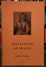 INITIATION OF PLATO - Manly P. Hall, 1st 1967 - SCARCE FREEMASONRY, MYSTERIES