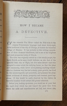 PROFESSIONAL THIEVES AND THE DETECTIVE - Pinkerton, 1883 - TRUE CRIME - SIGNED