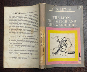 THE LION, THE WITCH AND THE WARDROBE - C.S. Lewis, 1st Ed / 9th Printing, 1961