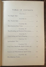 SPIRIT SLATE WRITING & KINDRED PHENOMENA - 1st 1898 - SPIRITUALIST MAGIC TRICKS