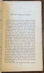 WILLIAM LILLY + ZADKIEL, INTRODUCTION TO ASTROLOGY - 1st, 1835 - ZODIAC PROPHECY