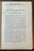 SPIRITUALISM: ITS PRESENT-DAY MEANING - 1st 1920 - SPIRIT SOUL AFTERLIFE OCCULT