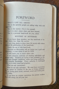 MYSTERY OF MYSTERIES - Rader, 1931 - CHRISTIAN MYSTICISM SECRET LANGUAGE SIGILS