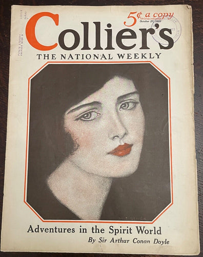 ADVENTURES IN THE SPIRIT WORLD - COLLIER'S - Doyle, 1923 ORIGINAL ARTICLE