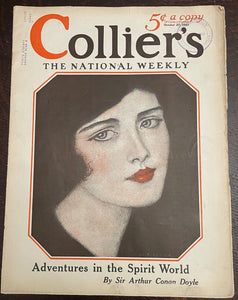 ADVENTURES IN THE SPIRIT WORLD - COLLIER'S - Doyle, 1923 ORIGINAL ARTICLE