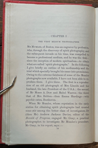 PHOTOGRAPHING THE INVISIBLE - Coates, 1st 1911 - SPIRIT GHOST PHOTOGRAPHY, ART