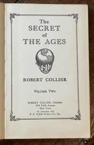 SECRET OF THE AGES - Collier, 1st 1926 NEW THOUGHT LAW OF ATTRACTION THE SECRET