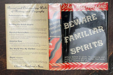 BEWARE FAMILIAR SPIRITS - Mulholland, 1938 SPIRITS GHOSTS MAGIC OCCULT - SIGNED