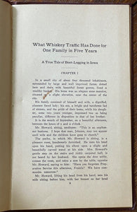 WHAT WHISKEY TRAFFIC HAS DONE FOR ONE FAMILY - 1st 1912 BOOTLEGGING PROHIBITION