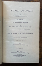 THE HISTORY OF ROME - Mommsen, 1872 - 4 Vols ANCIENT ROMAN SOCIETY, POLITICS