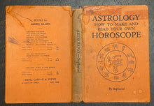 ASTROLOGY:  HOW TO MAKE & READ YOUR OWN HOROSCOPE - Sepharial, 1930s DIVINATION