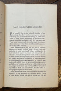 BEHIND THE SCENES WITH THE MEDIUMS - Abbott, 1909 - MAGIC SPIRITUALIST TRICKS