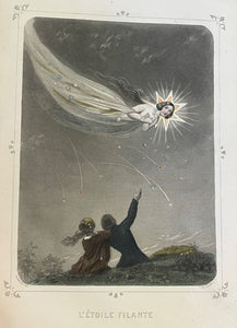 LES ETOILES [THE STARS] - Grandville, 1st 1849 - Illustrated ASTRONOMICAL PLATES