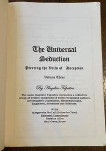 UNIVERSAL SEDUCTION - Tapestra, 1st 2003 - CONSPIRACIES, UFOs, MIND CONTROL