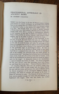 THE OCCULT REVIEW - Vol 3 (6 Issues), 1906 - TELEPATHY GHOSTS