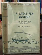 GREAT SEA MYSTERY: TRUE STORY OF THE "MARY CELESTE" - 1st 1930 - GHOST SHIP