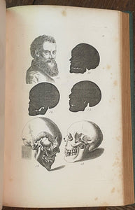 LA PHYSIOGNOMONIE - Lavater, 1830 - PHRENOLOGY, PHYSIOGNOMY, ILLUSTRATED PLATES