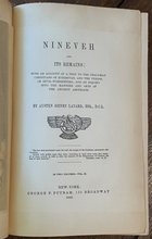 NINEVEH AND ITS REMAINS - Layard, 1849 - ANCIENT ASSYRIAN CHALDEAN RELIGION ART