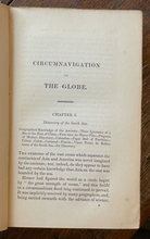 1836 - HISTORICAL ACCOUNT OF THE CIRCUMNAVIGATION OF THE GLOBE - EXPLORATION