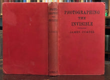 PHOTOGRAPHING THE INVISIBLE - Coates, 1st 1911 - SPIRIT GHOST PHOTOGRAPHY, ART