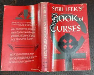 SYBIL LEEK'S BOOK OF CURSES - 1st 1975 - WITCHCRAFT MAGICK HEXES CURSES DEVIL